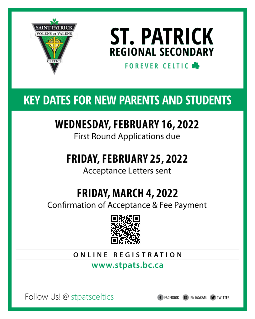 Tuition and School Fees Saint Patrick Regional Secondary School